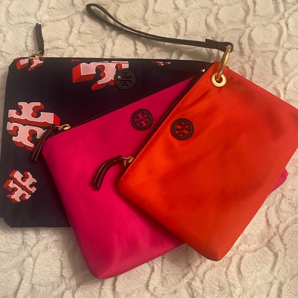 Tory Burch Handbags - 💜HP💜Tory Burch set of three nylon wristlets